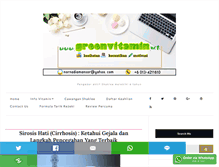 Tablet Screenshot of greenvitamin.net